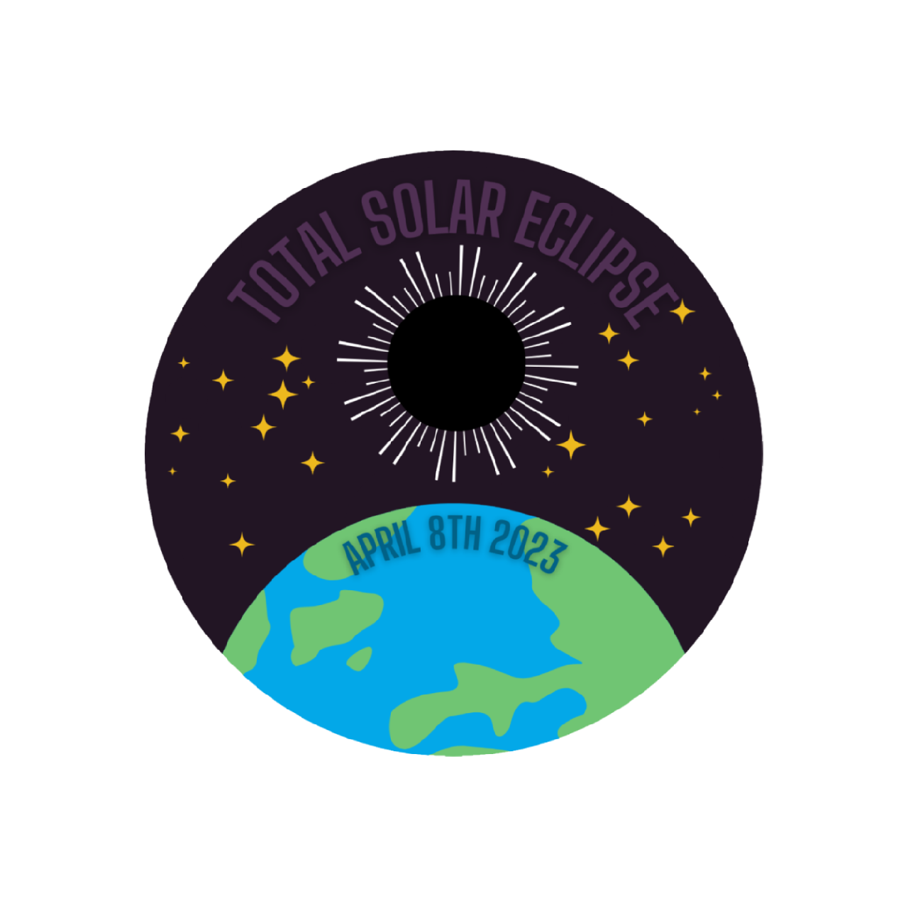 Eclipse Sticker Design