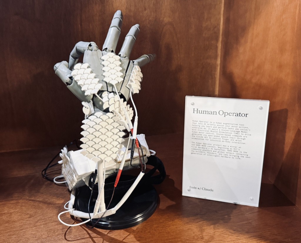 Human Operator display at the Anthropic Code w/ Claude Conference