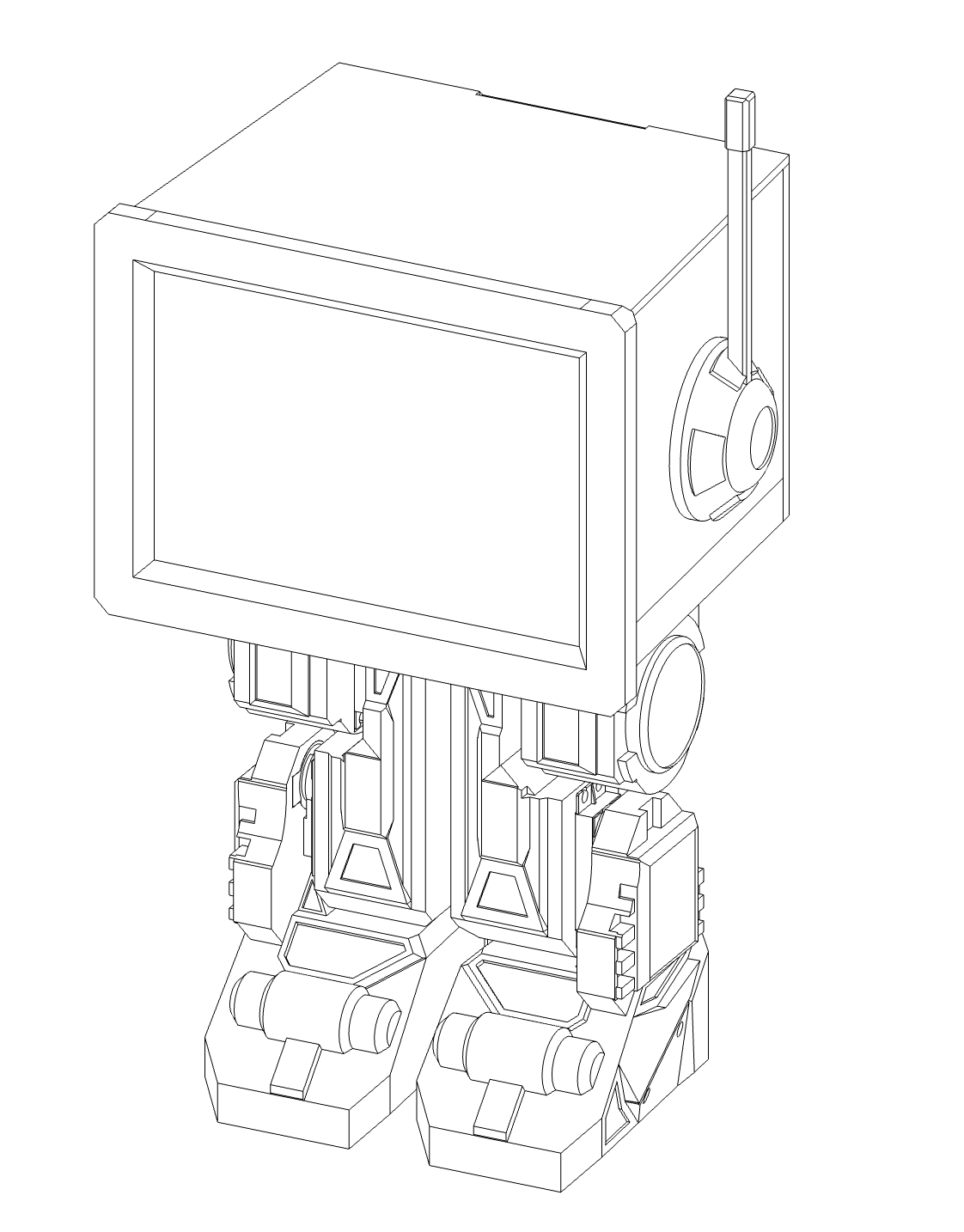 Bebe robot body placeholder